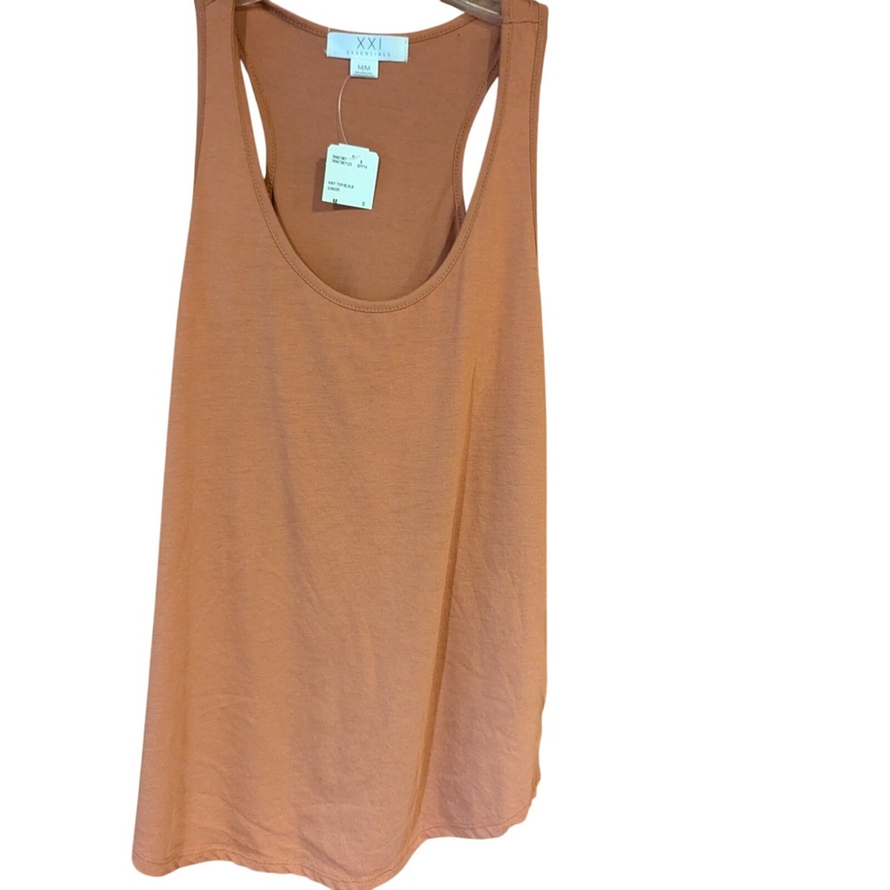 Essentials Tan Relaxed Tank Top